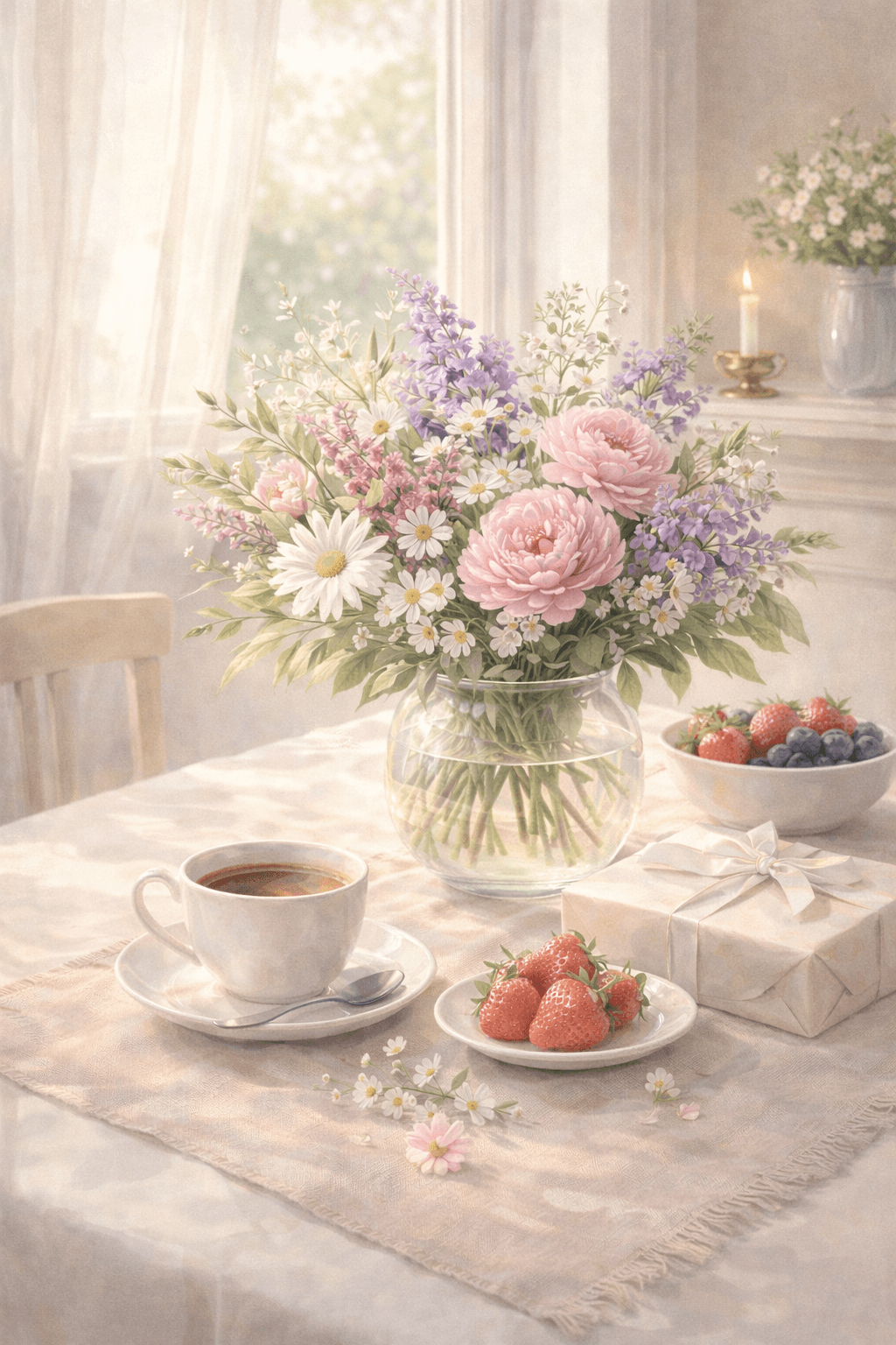 Äitienpäivä ekortti 1