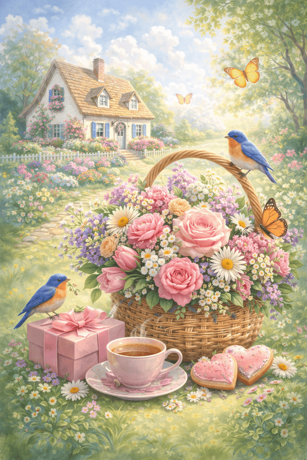 Äitienpäivä ekortti 3